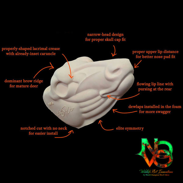 Whitetail Change Out Heads - NOVO by Wes Mote