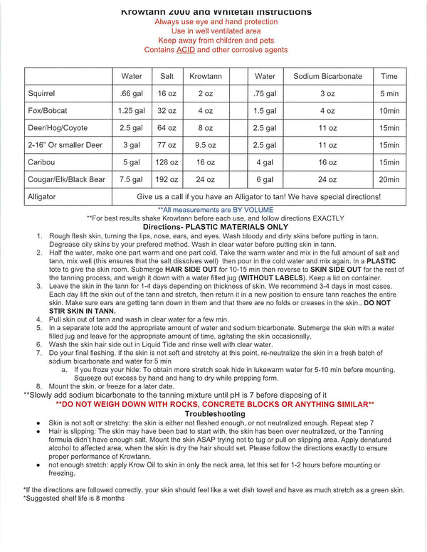Krowtann Whitetail Special
